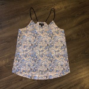 Size XS blue/beige design tank!